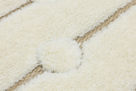 Dywan Shaggy Lula Soft IM49A Krem Beż Kropki