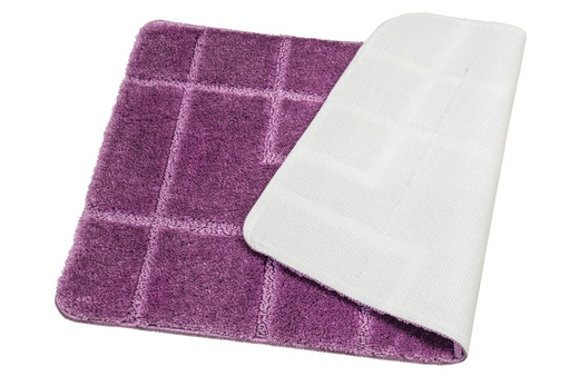 Dywanik Łazienkowy Antypoślizgowy Inez Violet Fioletowy Geometria