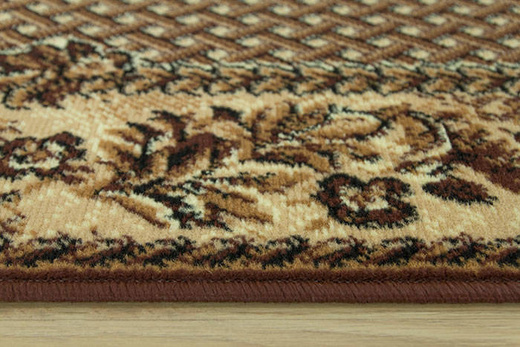 Chodnik Gold 316/12 brąz szerokość 80 cm