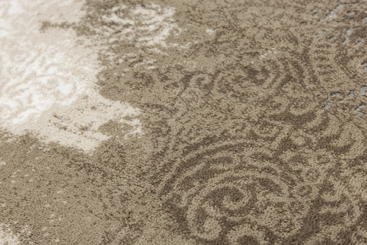 Okrągły Dywan Galya GAK11C grey/brown Beż Szary Boutique