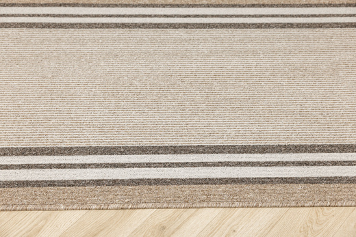 Chodnik Colorado 5412 Brąz Beż Pasy szerokość 80 cm