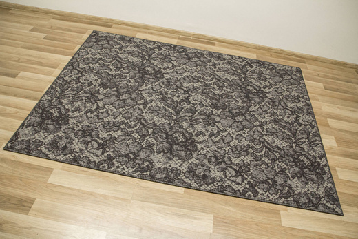 Dywan Pętelkowy Highline-Loop 14095 Szary Antracyt Ornament