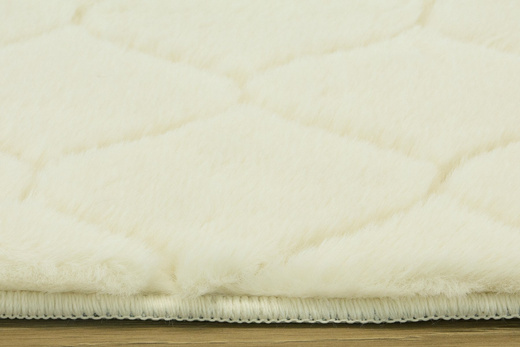 Dywan RABBIT 3D Cream Romby Pluszowy