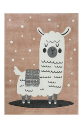 Dywan Dziecięcy Lima 9486A rose/cream Róż Krem Lama