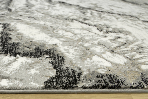 Dywan Exclusive 100 grey/black Szary Czarny Beż Marmur