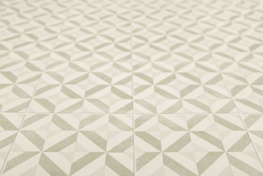 Wykładzina PCV Feelings Winslow 501 Mozaika Zieleń Krem szerokość 2,5 m