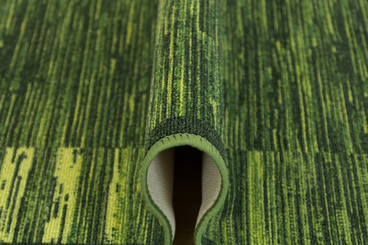 Antypoślizgowy chodnik Adagio 12 Zielony szerokosć 100 cm