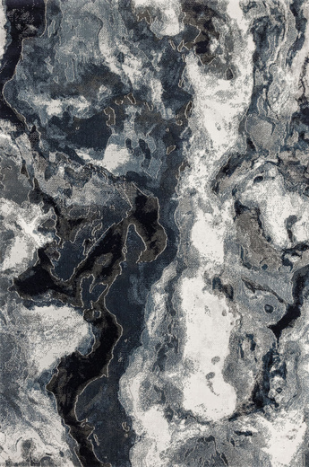 Dywan Argent 15094 U11 Blue Niebieski Szary Marmur