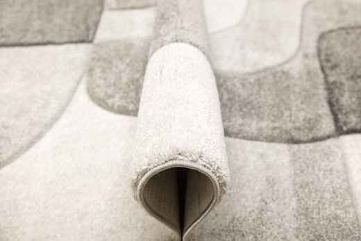 Dywan Kandy N381A l.grey/d.grey Szary Krem Fryz