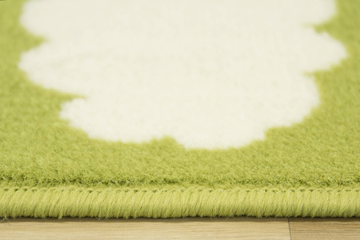 Dywan Kids 534451/67955 lime Zielony Brąz Krem Ulice Domki