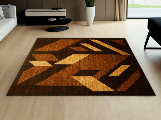 Dywan Agnella Standard Kanas Cynamon Beż Brąz Abstrakcja