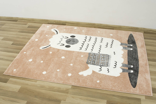 Dywan Dziecięcy Lima 9486A rose/cream Róż Krem Lama