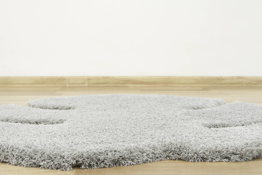 Dywan Pleasure 74 Liść Monstery Szary Shaggy