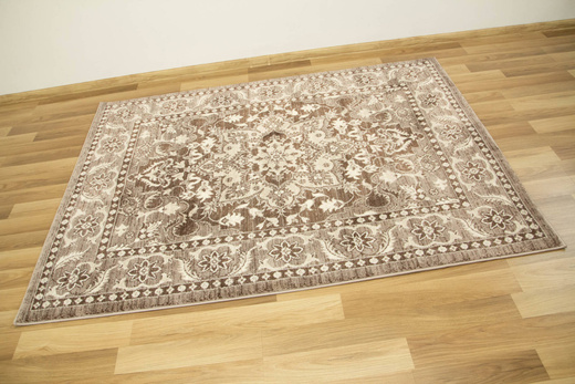 Dywan Victoria 8677A vizion/brown Ornament Brąz Krem