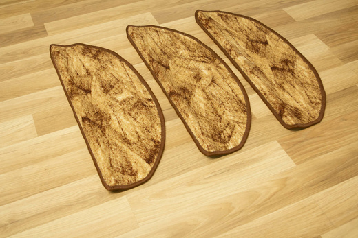 Nakładki półokrągłe Brush 17 Brąz