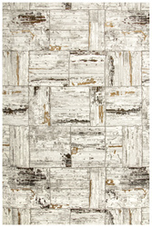 Dywan Modena 5309 bone/d.brown Krem Szary Złoty Przeciecierany Tynk