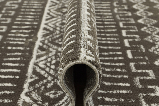 Dywan Karof 2571A brown/white 23 Brązowy Krem Romby