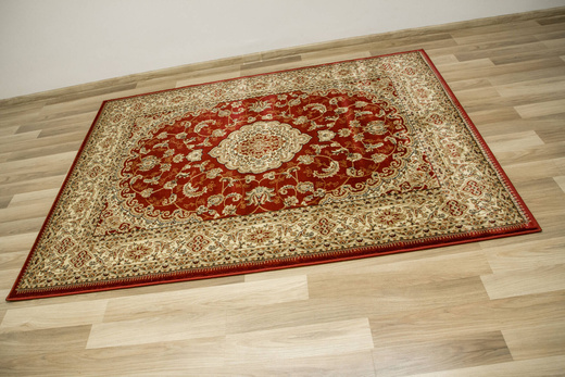 Dywan Super Rose 2095A red/cream Ornament Kwiatowy Czerwień Krem