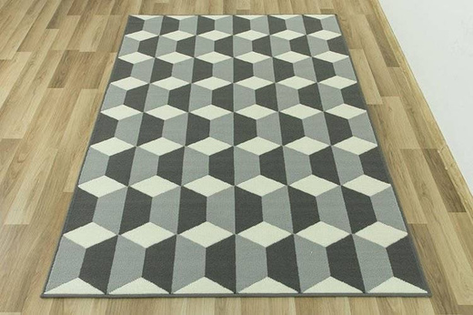 Dywan LUNA 503757/89911 cubes grey