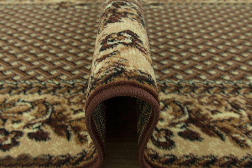 Chodnik Gold 316/12 brąz szerokość 120 cm