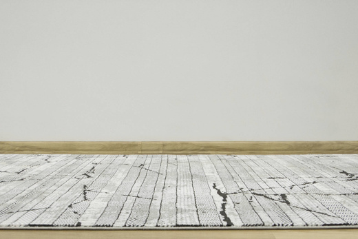 Dywan Quantum K3076G grey Szary Spękany Tynk