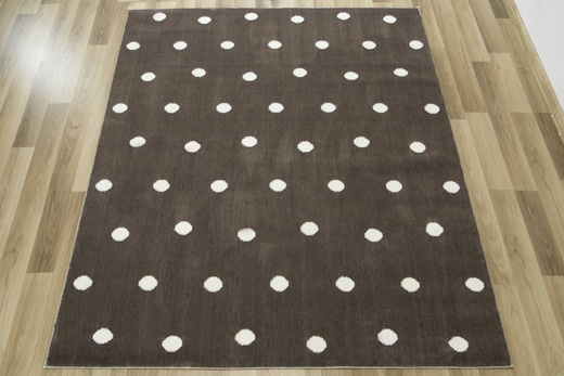 Dywan Karo 6064A white/brown 32 Krem Brąz