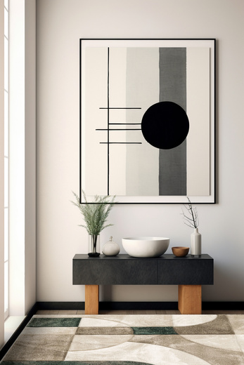 Dywan Kandy N412A l.beige/emeral Butelkowa Zieleń Beż Fryz