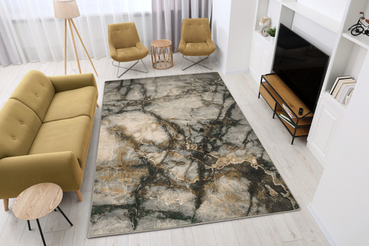 Wełniany Dywan Dywilan Omega Elian Iron Marmur