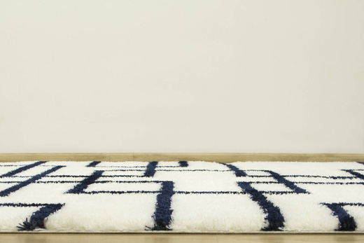 Dywan Boho 616 cream/navy blue Krem Granat Linie