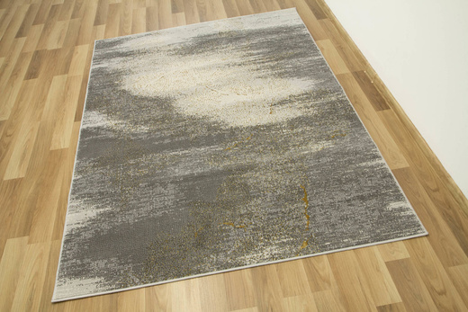 Dywan Dywilan Stylish HE410 l.grey Szary Złoty Marmur