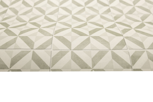 Wykładzina PCV Feelings Winslow 501 Mozaika Zieleń Krem szerokość 2 m