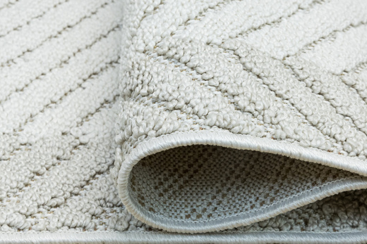 Dywan Milano 032 beige/cream Krem Kaszmir Geometria Frędzelki