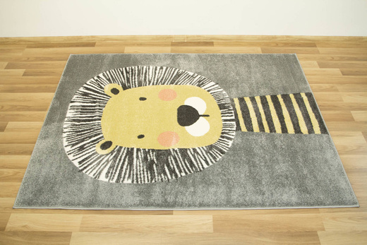 Dywan Dziecięcy Lima E181A l.grey/yellow Lew