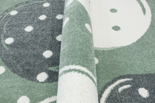 Dywan Dziecięcy Lima M040A green/cream Zielony Kremowy Kamyki Kropeczki