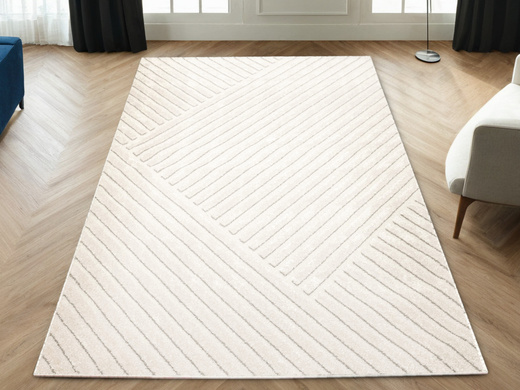 Dywan Aruba G167A cream Krem Szary Linie