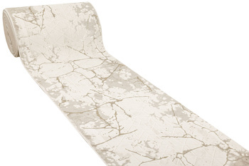 Chodnik Allora Plus B919A cream/cream Marmur Trójkąty Beż Krem Złoto szerokość 70 cm