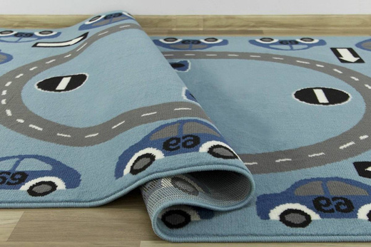 Dywan Kids 531825/94922 sky/blue Autka