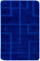 Dywanik Łazienkowy Antypoślizgowy Inez Blue Niebieski Geometria