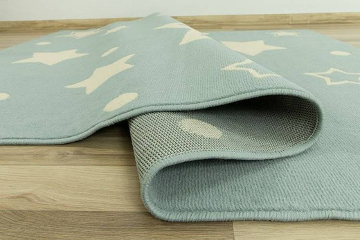 Dywan KIDS 533743/85855 gwiazdki niebieskie