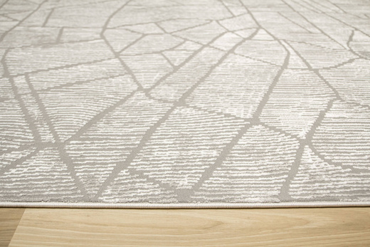 Dywan Opal F438A grey/cream Srebrzysty Szary Krem Tynk