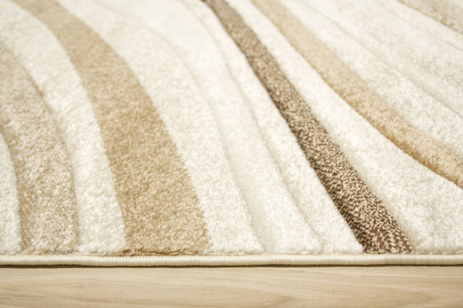 Dywan Amelia C012A cream/beige Beż Brąz Fale