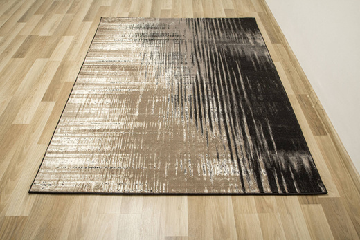 Dywan Studio E103B Szary Czarny Beż Linie