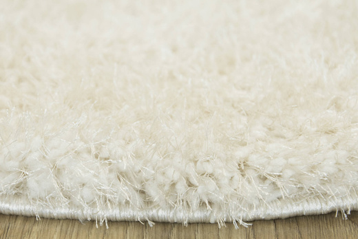 Okrągły Dywan Shaggy S001a J-beige Krem