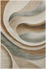 Dywan Agent 40436/610 Multi Krem Miedź Oliwka Fale