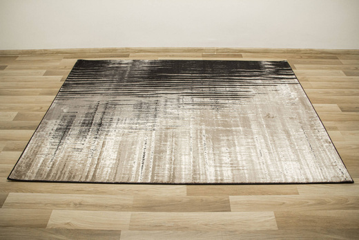 Dywan Studio E103B Szary Czarny Beż Linie