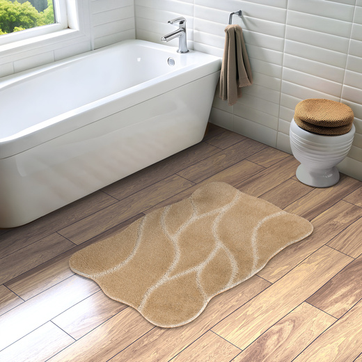 Dywanik Łazienkowy Antypoślizgowy Honey Beige Beż