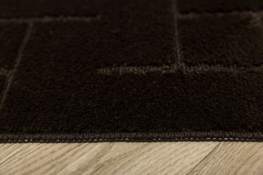 Komplet 3-częściowy Łazienkowy Teramo Wenge Brąz Kwadraty