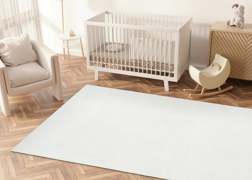 Dywan Plush Cream Antypoślizgowy Krem Rabbit