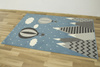 Dywan Luna Kids 534432/95822 sky/blue Szary Niebieski góry