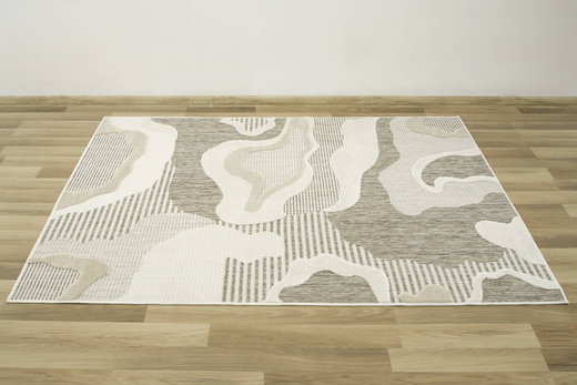 Dywan Sznurkowy Stella D419A beige/white Beż Krem Abstrakcja